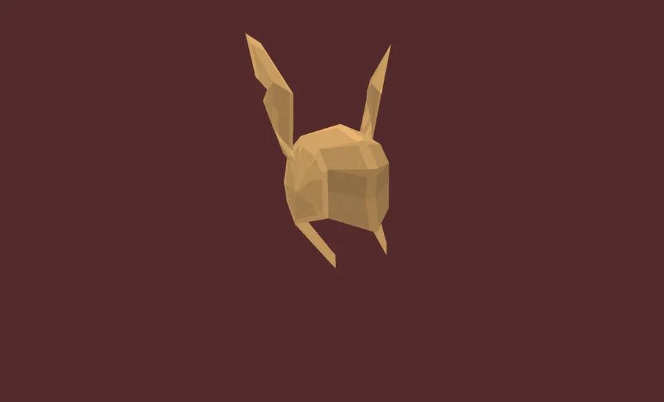 Low-poly Malenia helmet study