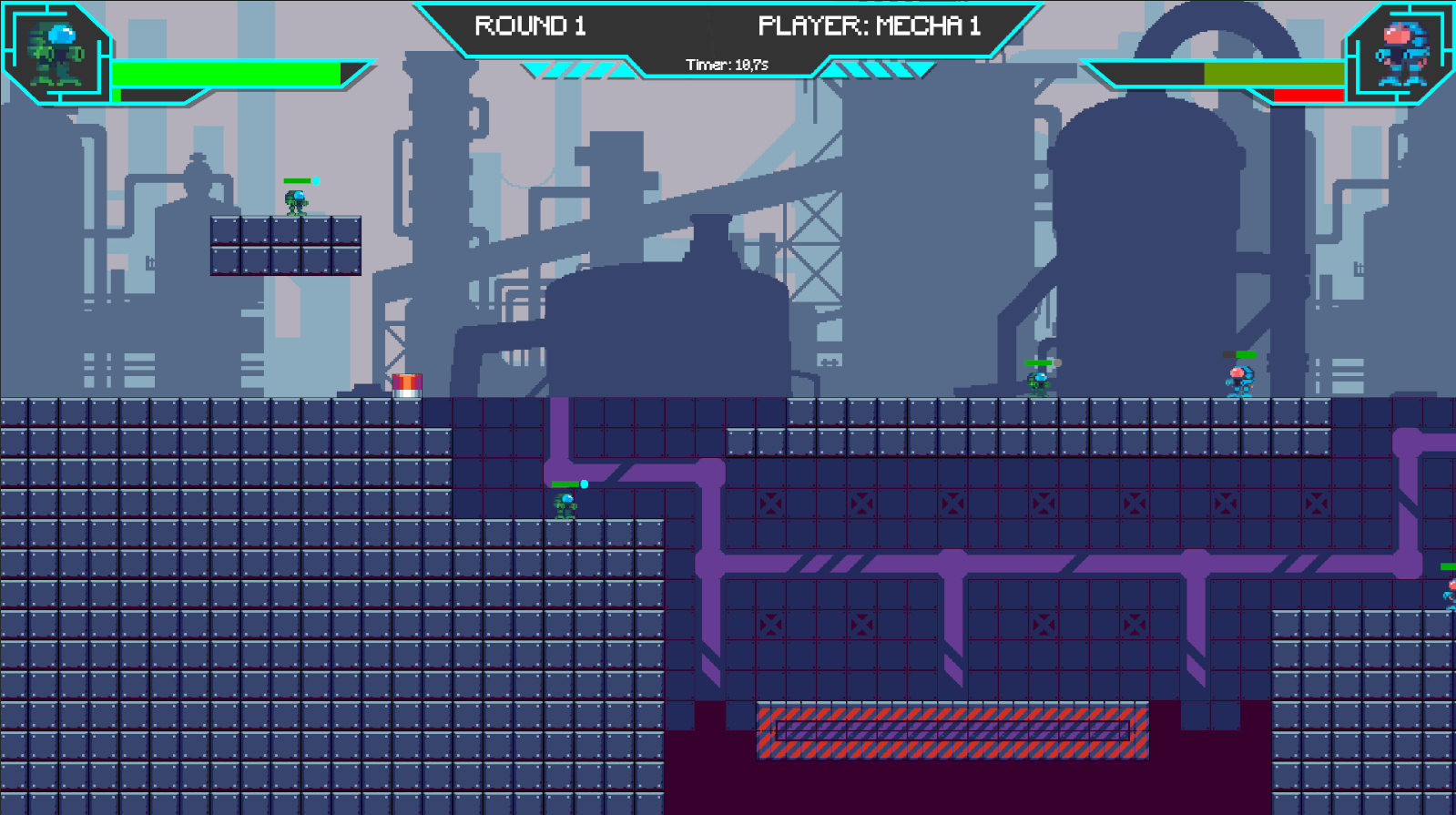 Mecha Fight interface