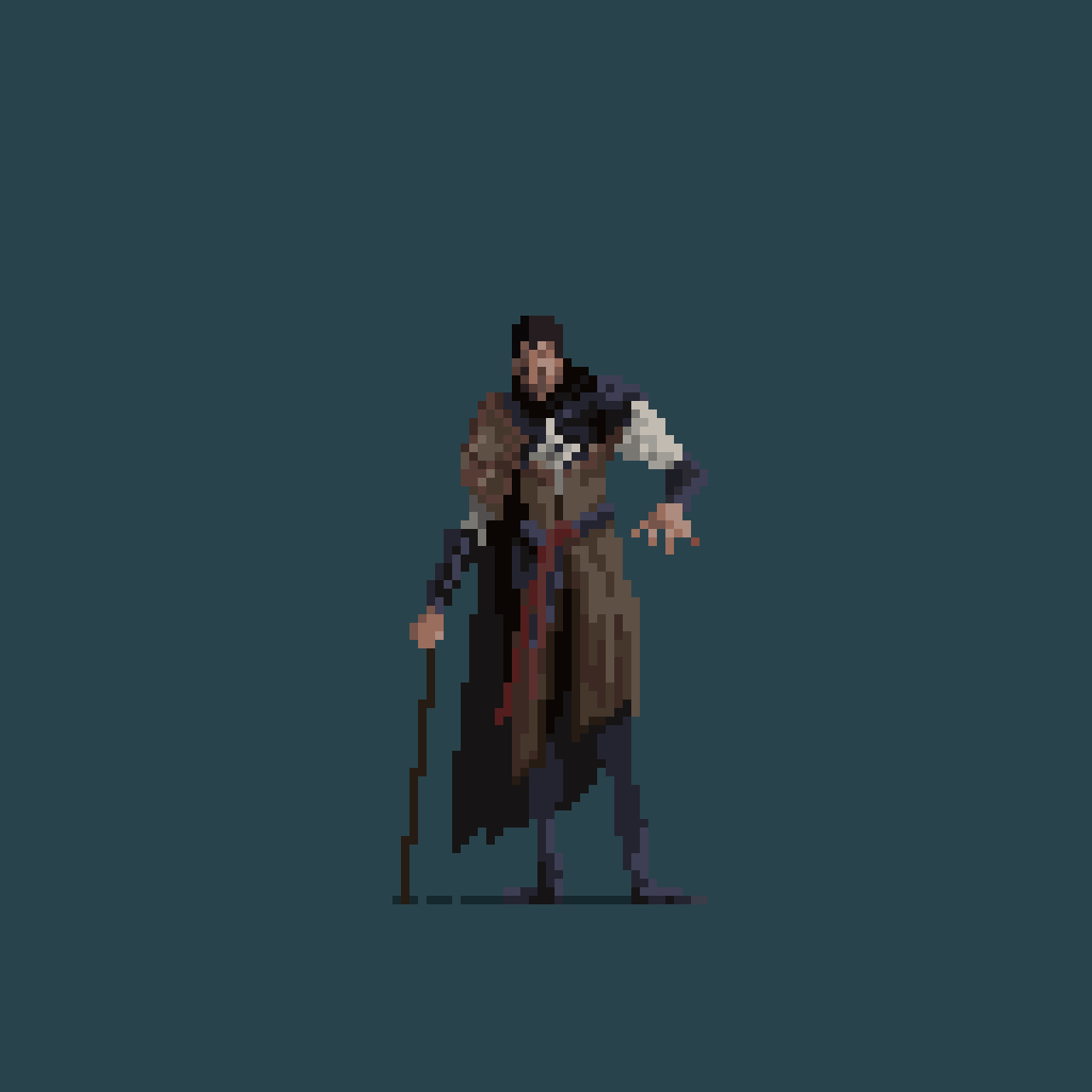 Pixel art interpretation of Sand dan Glokta